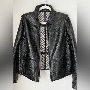 Tory Burch Double side 
Fae Faux-Leather Jacket/Vest
